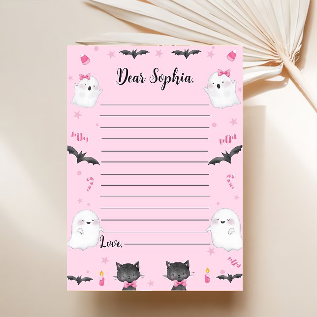 Spooky Girl Halloween Time Kapsel bemerkt Mess Dankeskarte (Von Creator hochgeladen)