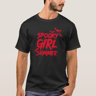 Spooky Girl Summer Shirt Red l Goth Style