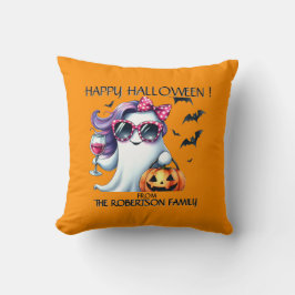 Spooky Girly Ghost Halloween  Kissen