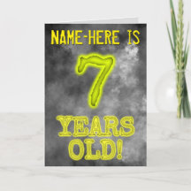Spooky glühende Aura Look "7 JAHRE ALT!" + Name