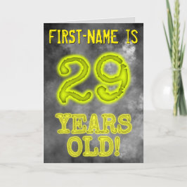 Spooky glühende Aura sehen "29 JAHRE ALT!" + Name Karte