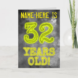 Spooky glühende Aura sehen "32 JAHRE ALT!" + Name Karte