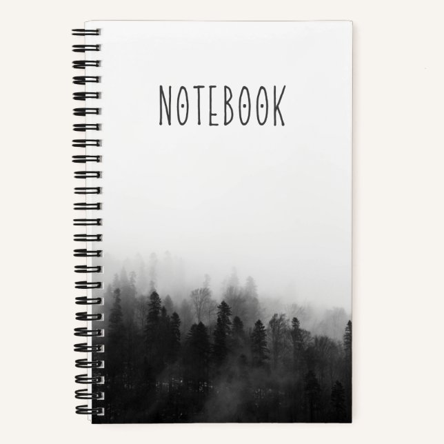 Spooky Goth Forest Folk Horror Notizbuch (Vorderseite)