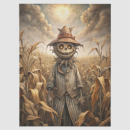 Spooky Gothic Scarecrow Fantasy  Seidenpapier