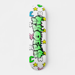 Spooky Graffiti Custom Personalisiert Skateboard