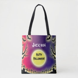 Spooky Graveyard Halloween Tasche
