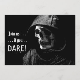 Spooky Grim Sensenmann Fotografy Halloween-Party Einladung