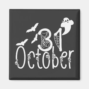 Spooky Halloween 31. Oktober Magnet