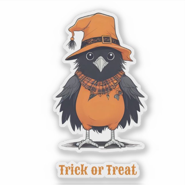 Spooky Halloween Animals in Disguage Aufkleber (Vorderseite)