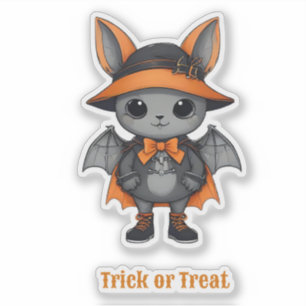 Spooky Halloween Animals in Disguage Aufkleber