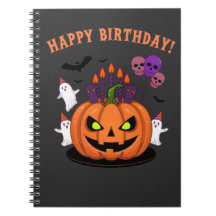 Spooky Halloween B-Tag Pumpkin Cake & Ghosts