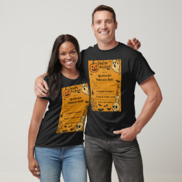 Spooky Halloween Bash Invite | Ghosts & Games T-Shirt