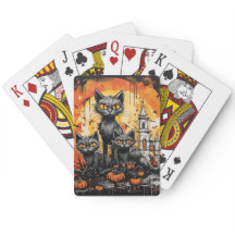 Spooky Halloween Black Cat