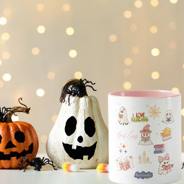 Spooky Halloween Book Lover Tasse
