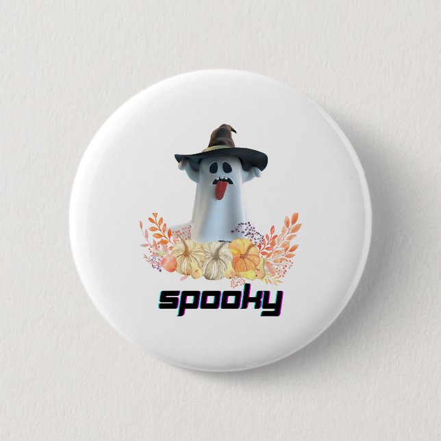 Spooky Halloween Button (Vorderseite)