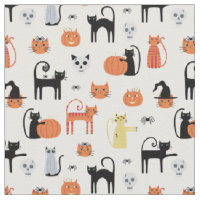 Spooky Halloween Cat Pattern