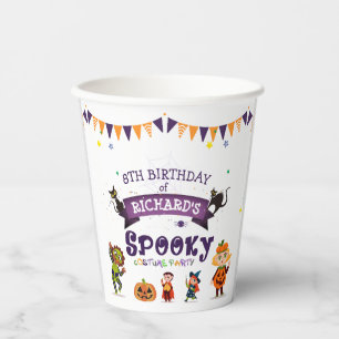 Spooky Halloween Costume Kindergeburtstag Party Pappbecher
