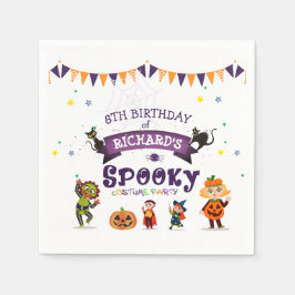 Spooky Halloween Costume Kindergeburtstag Party Serviette