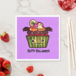 Spooky Halloween Cupcake Serviette