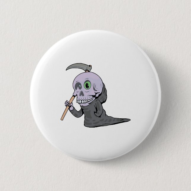 Spooky Halloween design Button (Vorderseite)