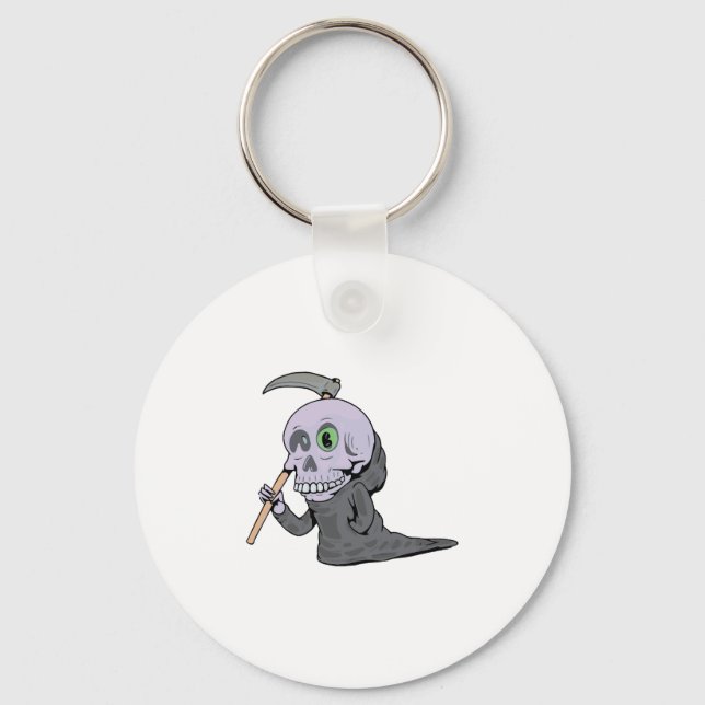 Spooky Halloween design Schlüsselanhänger (Vorderseite)