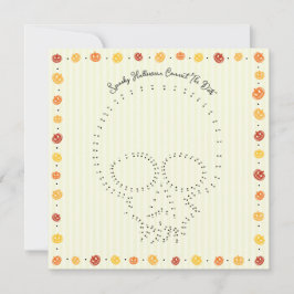 Spooky Halloween-Die-Punkte-Karte Karte