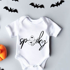 Spooky Halloween Dude Baby Body, Spooky Season  Baby Strampler