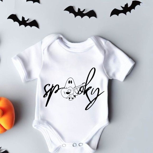 Spooky Halloween Dude Baby Body, Spooky Season  Baby Strampler (Spooky )