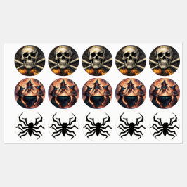 Spooky Halloween Etiketten