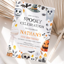 Spooky Halloween Geburtstag