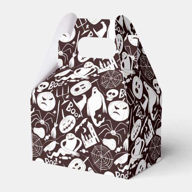 Spooky Halloween Gefallen Box Geschenkschachtel (Vorderseite)