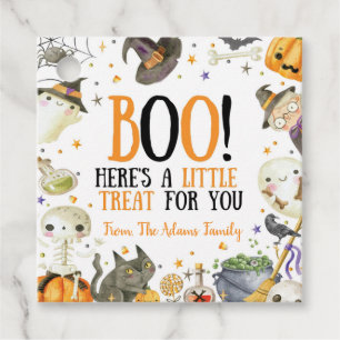 Spooky Halloween Gefälligetags Geschenkanhänger