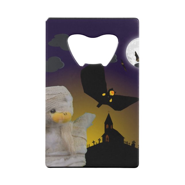 Spooky Halloween Geldbeutel Flaschenöffner (Vorderseite)