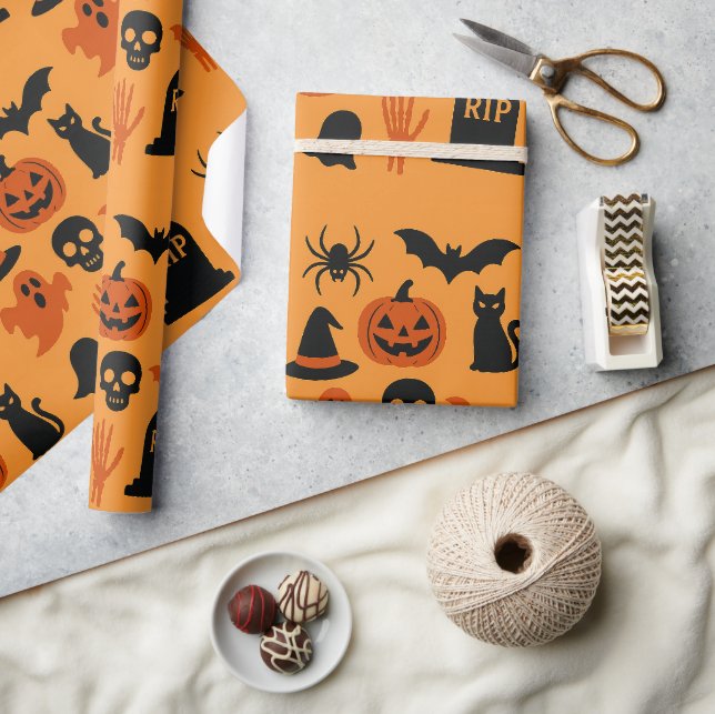 Spooky Halloween Geschenkpapier - Klassik (Kunsthandwerk)