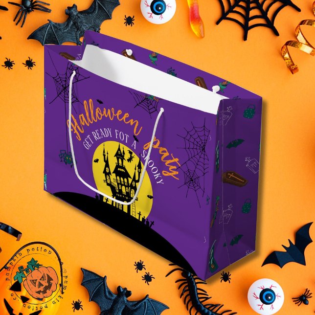 🎃 Spooky Halloween-Geschenktasche Große Geschenktüte (Von Creator hochgeladen)
