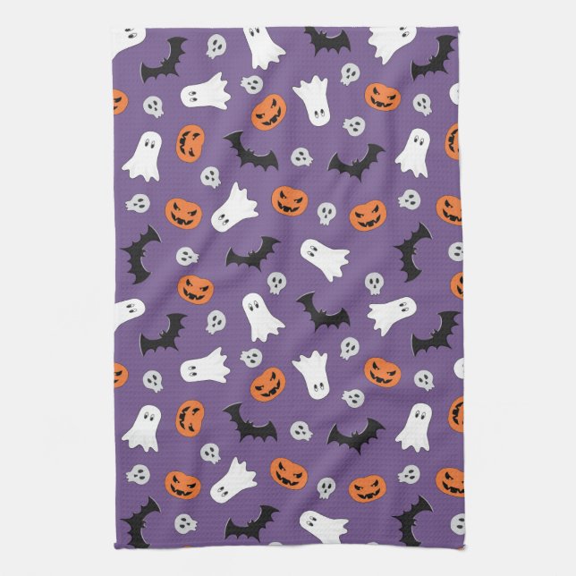 Spooky Halloween Geschirrtuch (Vertikal)