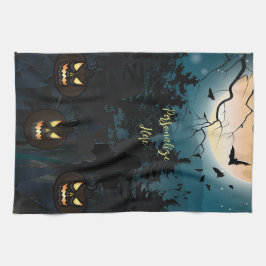 Spooky Halloween Geschirrtuch