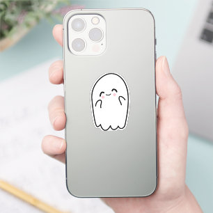 Spooky Halloween Ghost Aufkleber