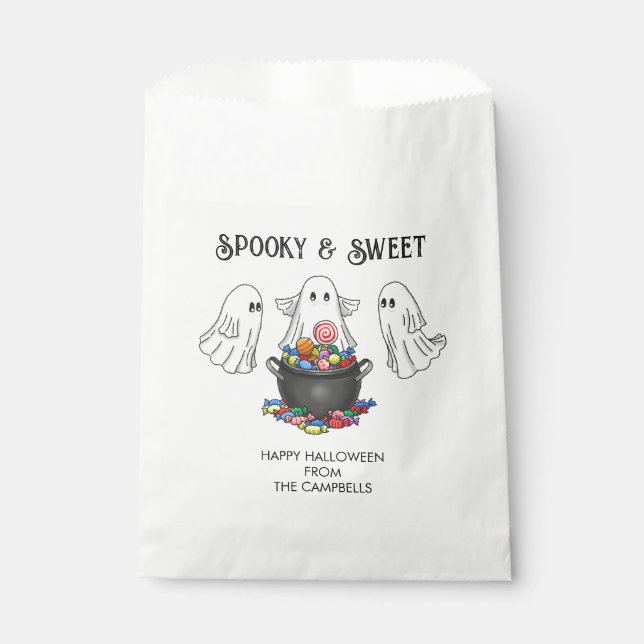 Spooky Halloween Ghost Geschenktütchen (Vorderseite)