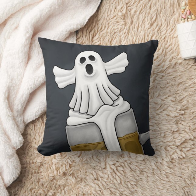 Spooky Halloween Ghost Kissen (Decke)