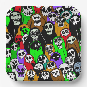 Spooky Halloween Ghost Paper-Teller Pappteller