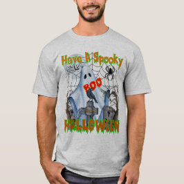 Spooky Halloween Ghost Trick oder Treat T-Shirt