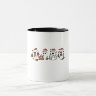 Spooky Halloween Ghost Weihnachtsliebhaber Tasse