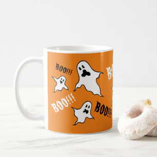 Spooky Halloween Ghosts Kaffeemaschine Tasse