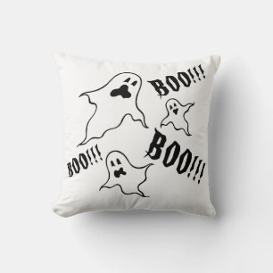 Spooky Halloween Ghosts Throw Cushion Kissen