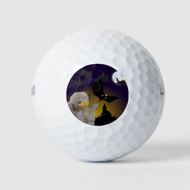 Spooky Halloween Golfball (Vorderseite)