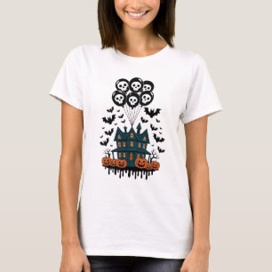 Spooky Halloween Gothic - Spuk Haus T-Shirt