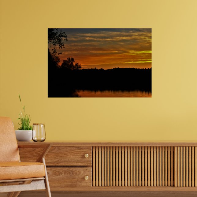Spooky Halloween Harvest Sunset Poster (Wohnzimmer 2)