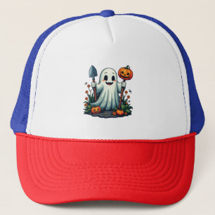 Spooky Halloween Herbstgartengürtel Pumpkin Truckerkappe