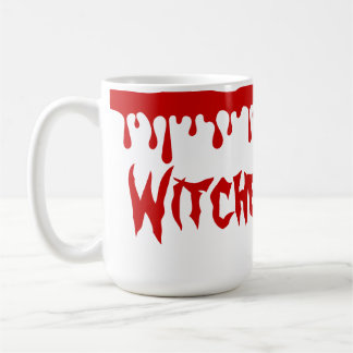 Spooky Halloween Hexen Brew Dripping Red Blood Kaffeetasse